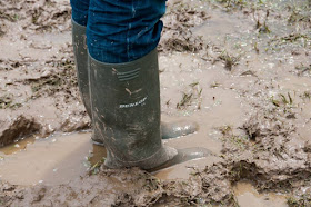 Sinking in the mud at a festival