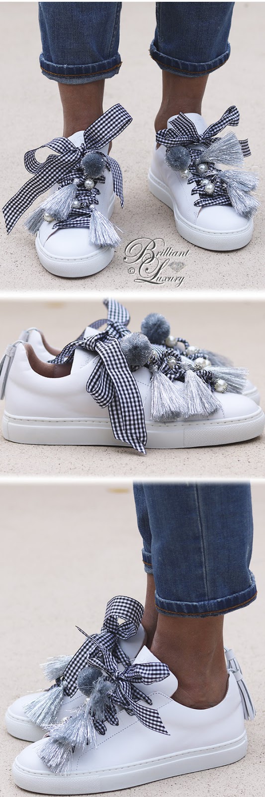 Brilliant Luxury ♦ Alameda Turquesa The Silver white sneakers