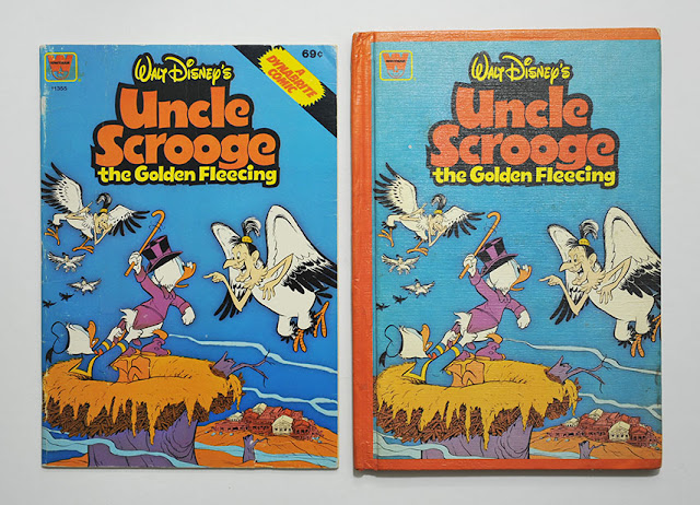 Uncle Scrooge the Golden Fleecing - Dynabrite comics and Goldencraft book