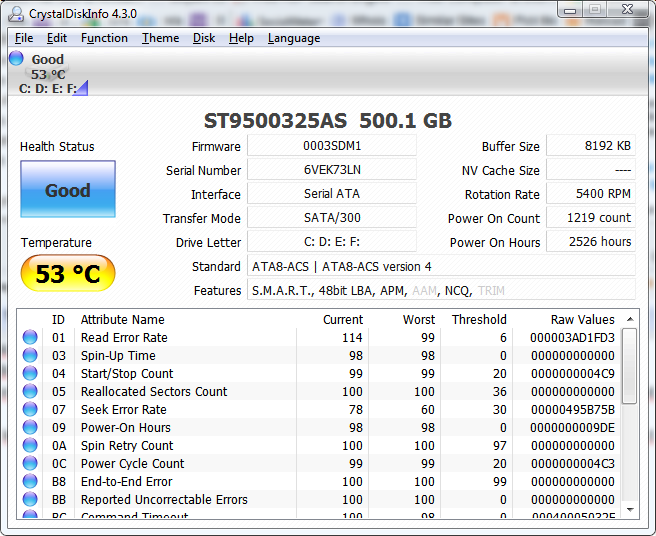 Cara Cek Suhu Harddisk dengan CrystalDiskInfo Cara Cek Suhu Harddisk dengan CrystalDiskInfo