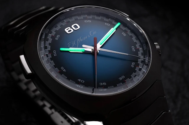 Moser Streamliner Flyback Chronograph Funky Blue