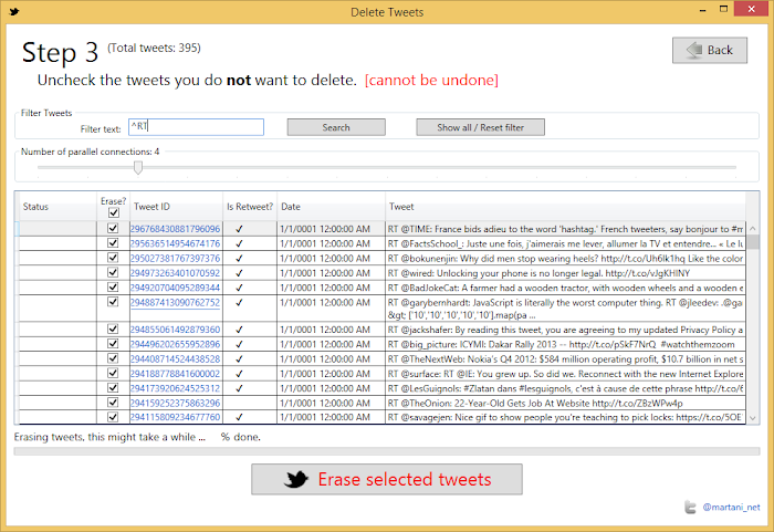 Delete Your Oldest Tweets Using Twitter Archive Eraser