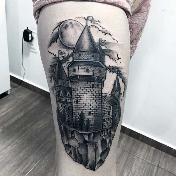 tatuagem castelo