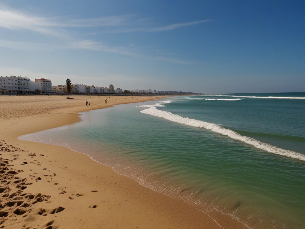 Beach in Faro