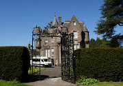 Tour Scotland photograph shot today of A1 Coaches at Balhousie Castle in . (tour scotland photograph coaches balhousie castle th april )