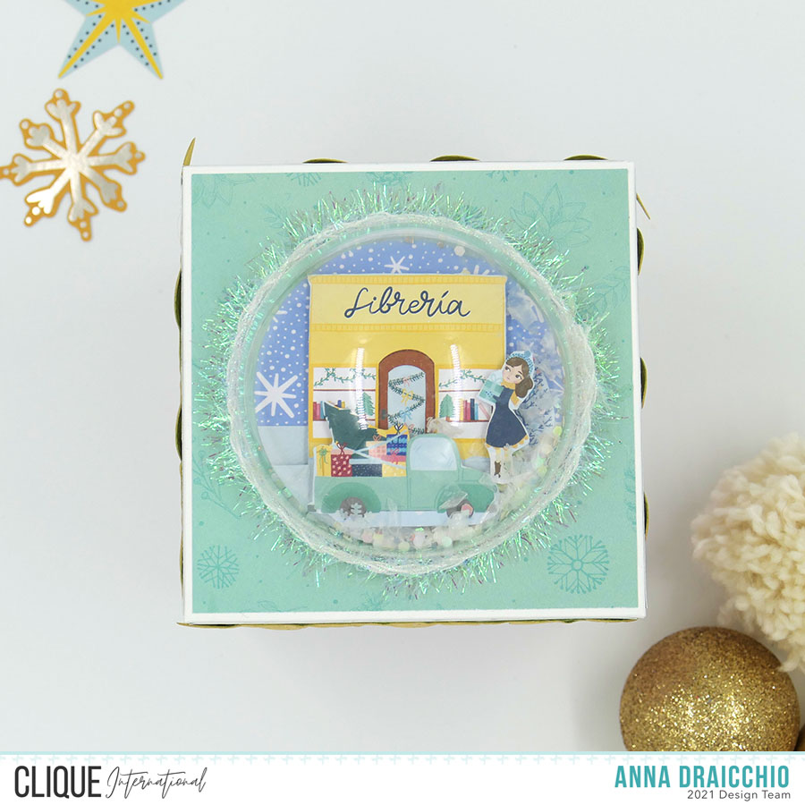 Explosion Box di Natale con Palla di neve - DIY Christmas Explosion Box + Snowglobe