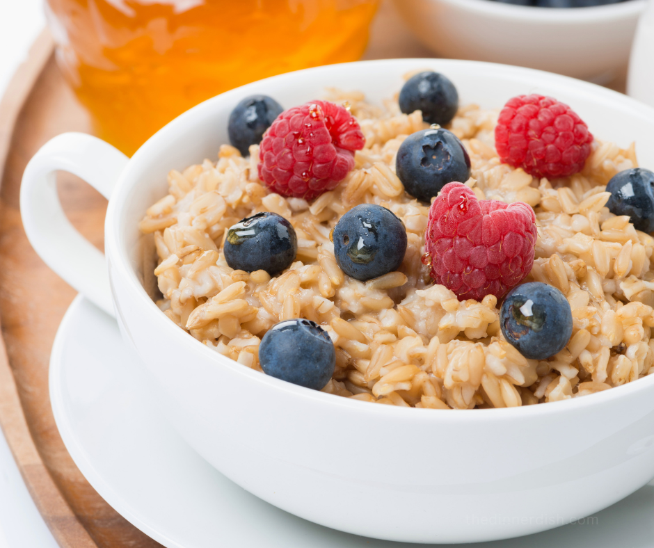 hearty honey berry oat delight