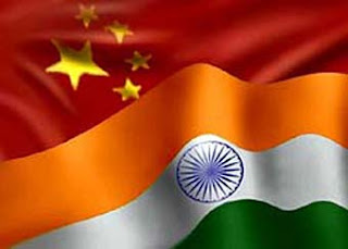 india-china flag