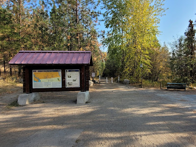 Kettle Valley Rail Trail Namarata BC.