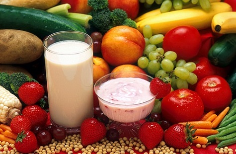 Dieta a base de produtos naturais: frutas, verduras e grãos