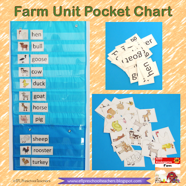 Farm unit Pocket Chart