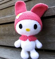 PATRON MY MELODY AMIGURUMI 1627