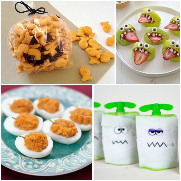 Cutting Tiny Bites Healthy Halloween  Snacks  For Kids