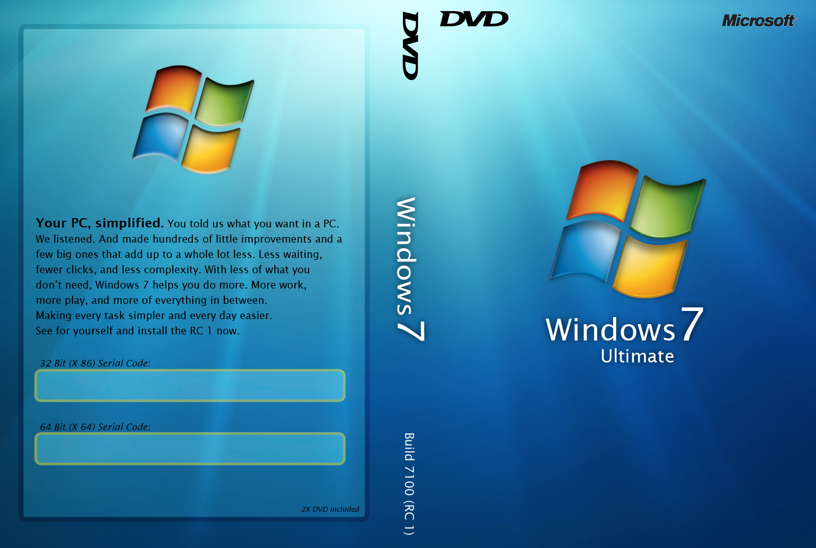 Register 7 Code Windows