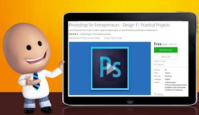 Photoshop for Entrepreneurs - Design 11 Practical Projects  Free download
