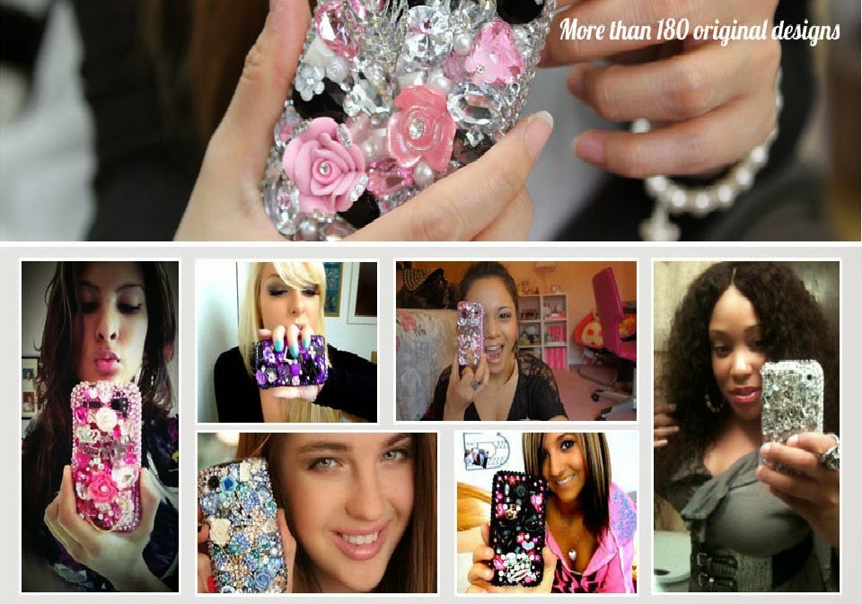 BlingAngels Luxury Bling Case Cover Faceplate Swarovski Crystals