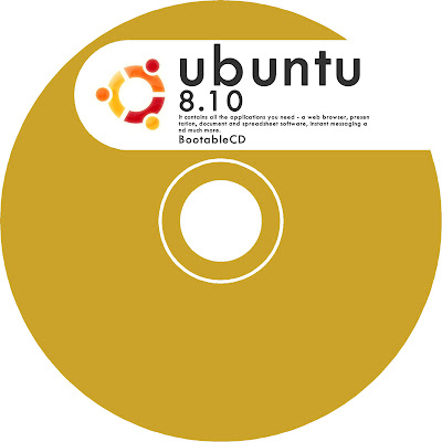 ubuntu cd lebel レーベル印刷 黄色