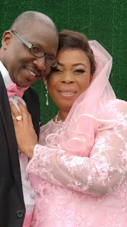 image result for Toyin Adewale wedding anniversary