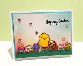 Sunny Studio: A Good Egg Easter Card by Neha Tulsyan.