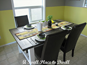 A Swell Place to Dwell: DIY Farmhouse Table