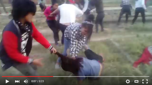 girl being beaten in Nepal