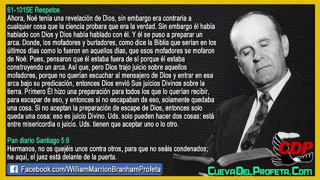 Solo queda una cosa Juicio Divino - William Branham en Español