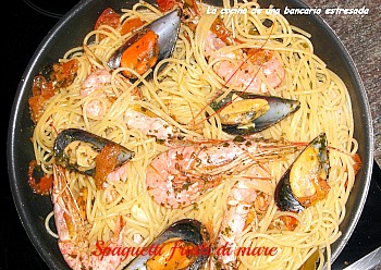 Receta de spaghetti frutti di mare