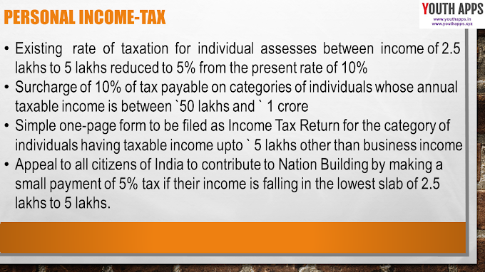 Budget 2017 - 2018 - Personal Income Tax