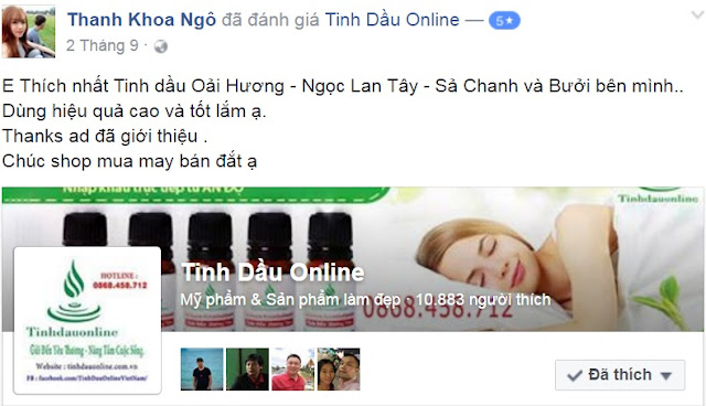 Tinh dầu thiên nhiên ở hải phòng