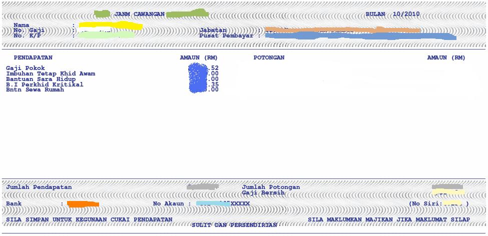 RIS-IT  SIMPLE I.T. 4 ALL: Gaji Melalui E-Penyata