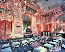 O Grand Salon de l'Impératrice em Fontainebleau.