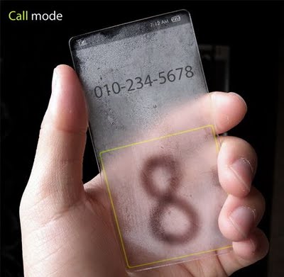 Apple i transparent Mobile Phone