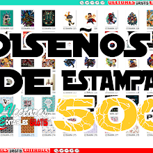 500 DISEÑOS DE ESTAMPAS EN PNG HD