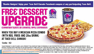 Free Printable Taco Bell Coupons