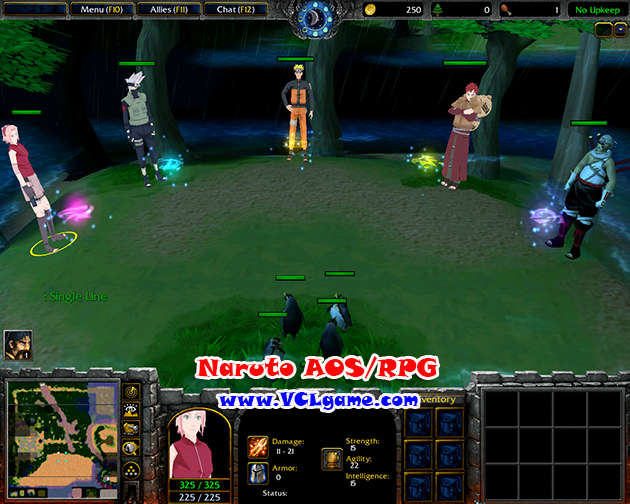 warcraft 3 map naruto vs bleach 1.3b