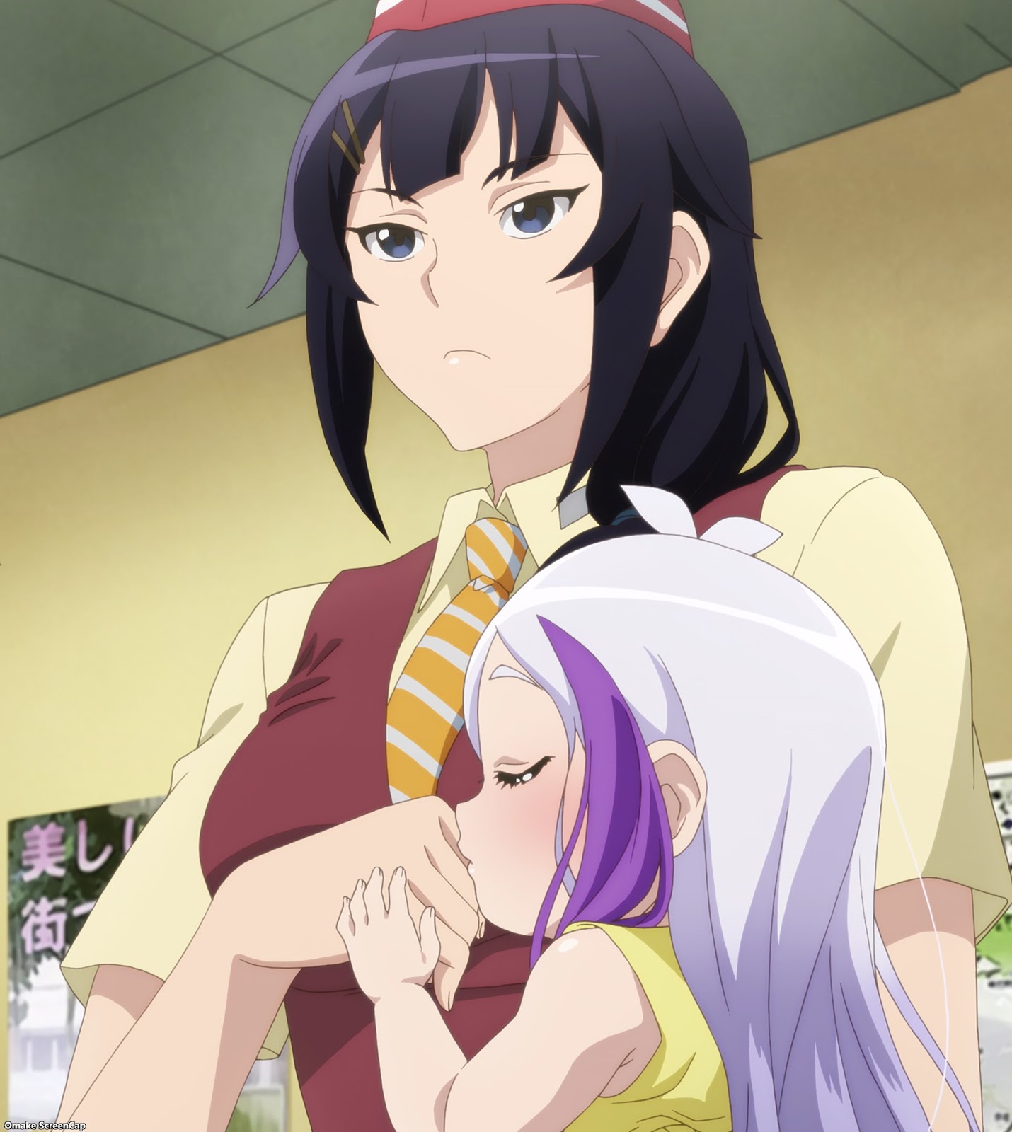 hataraku maou sama beijo#animeromance #animemoments #hatarukumaousama