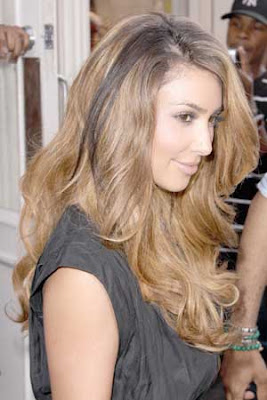 Kim Kardashian New Hairdo Looks Pics