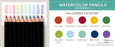 Craft with Beth: Watercolor Pencil Assortment Set 2 Two Graphic Color Chart