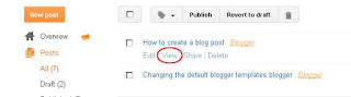 how to publish a blog on blogger