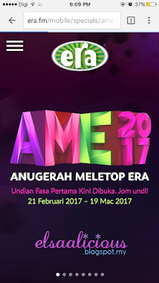 UNDIAN FASA PERTAMA ANUGERAH MELETOP ERA KINI DIBUKA