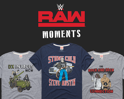 WWE RAW Moments T-Shirt Collection by HOMAGE