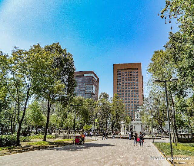 Alameda Central na Cidade do México