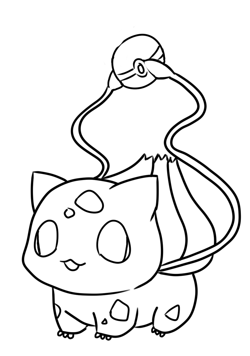 Bulbasaur Coloring  Pages  Free Pokemon  Coloring  Pages 