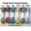 Trendy Twine's Striped Sampler