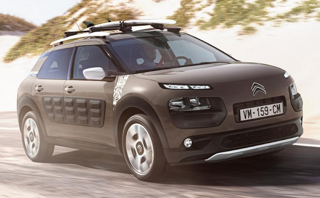 CITROEN C4 Cactus - Front and back aluminum dim security plates