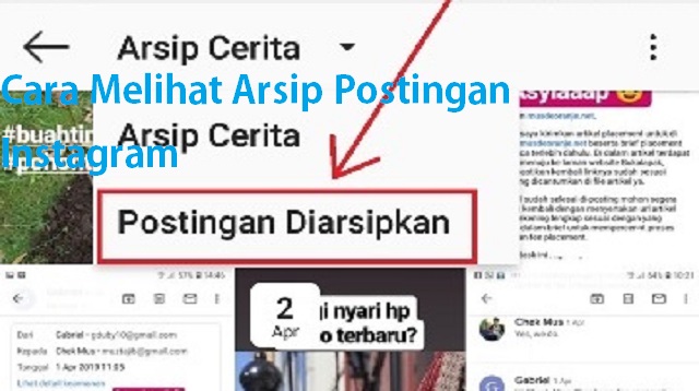 Cara Melihat Arsip Postingan Instagram