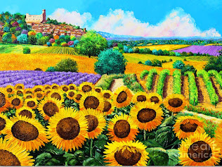 Pinturas de Campo de Girasoles