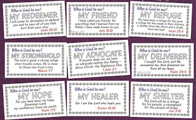 'Who is God to Me' Cards