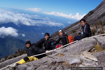 at Mount Kinabalu Malaysia Cliff