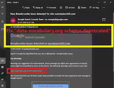 solve data-vocabulary.org schema deprecated